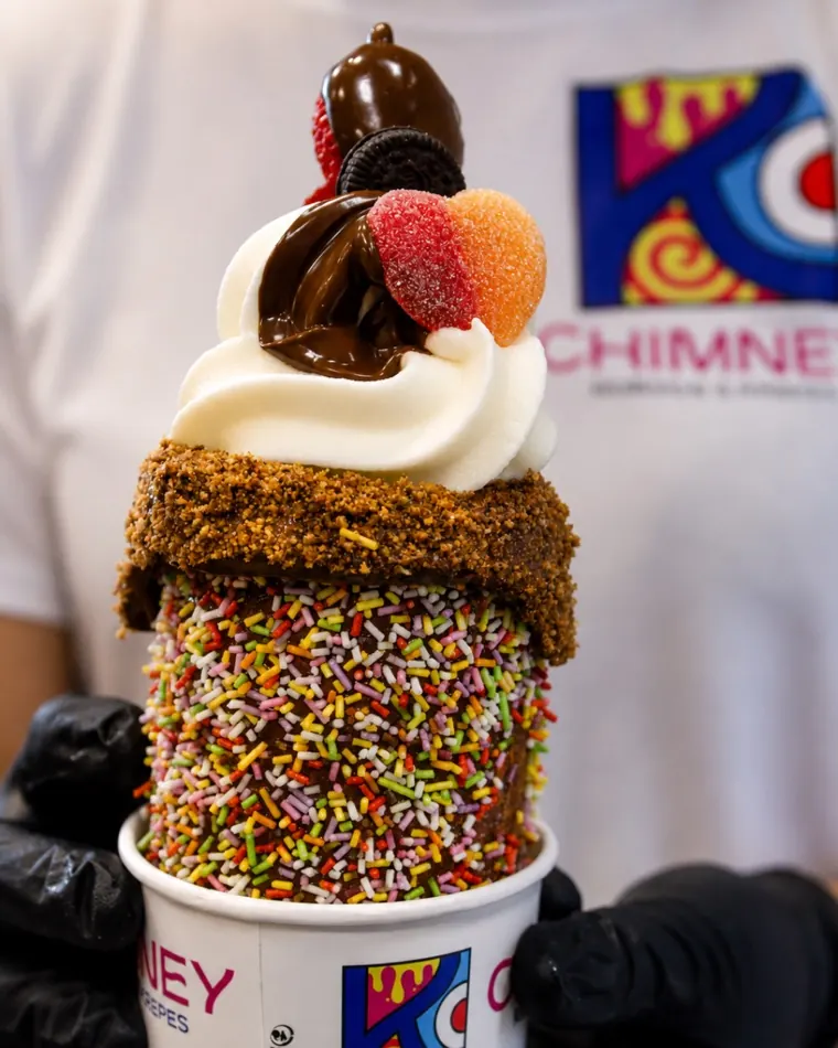 Kurto Oreo y plátano Chimney